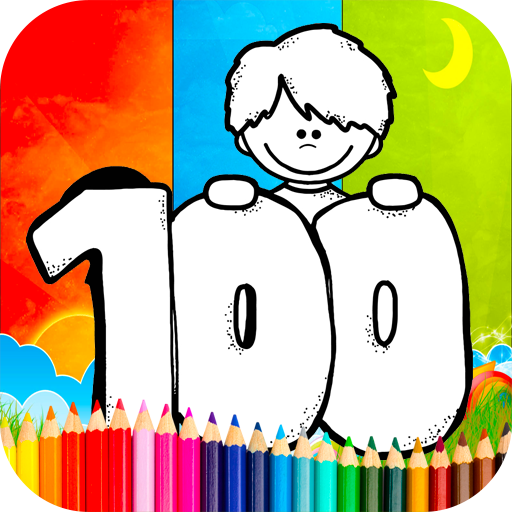 Coloring 100 Days Of School Games